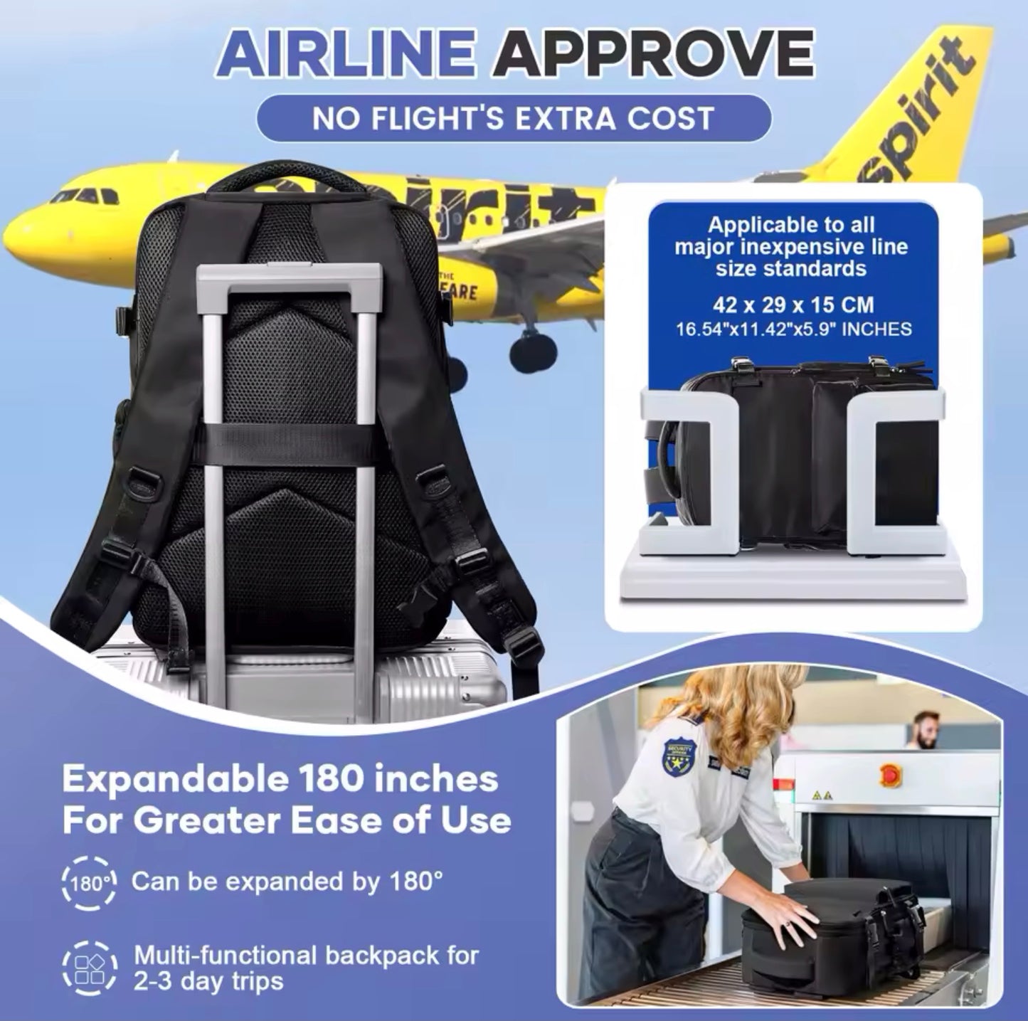 Vacuum Compression Backpack - Biege