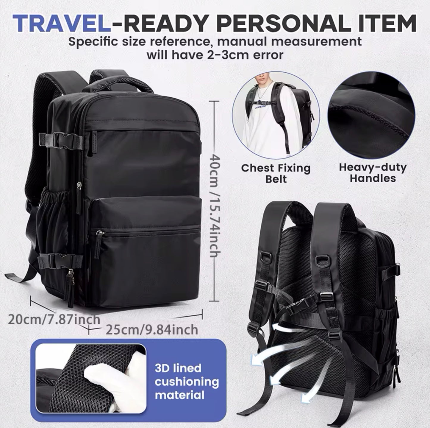 Vacuum Compression Backpack - Light Lilac