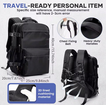 Vacuum Compression Backpack - Black