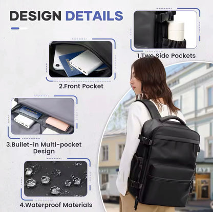 Vacuum Compression Backpack - Light Lilac